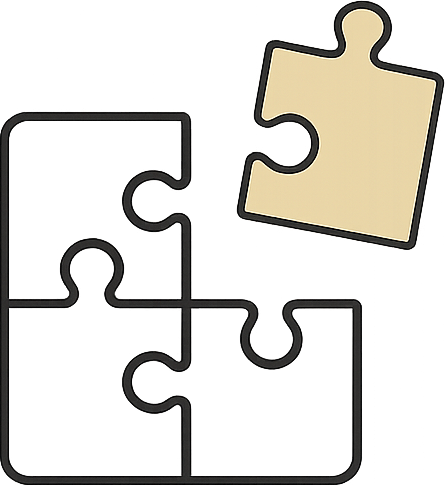 The One & Only Puzzle Logo